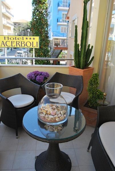 Hotel Acerboli Rimini Bagian luar foto